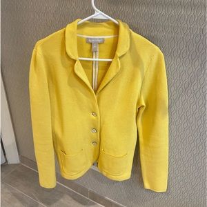 Banana republic moon yellow 100% cotton jacket